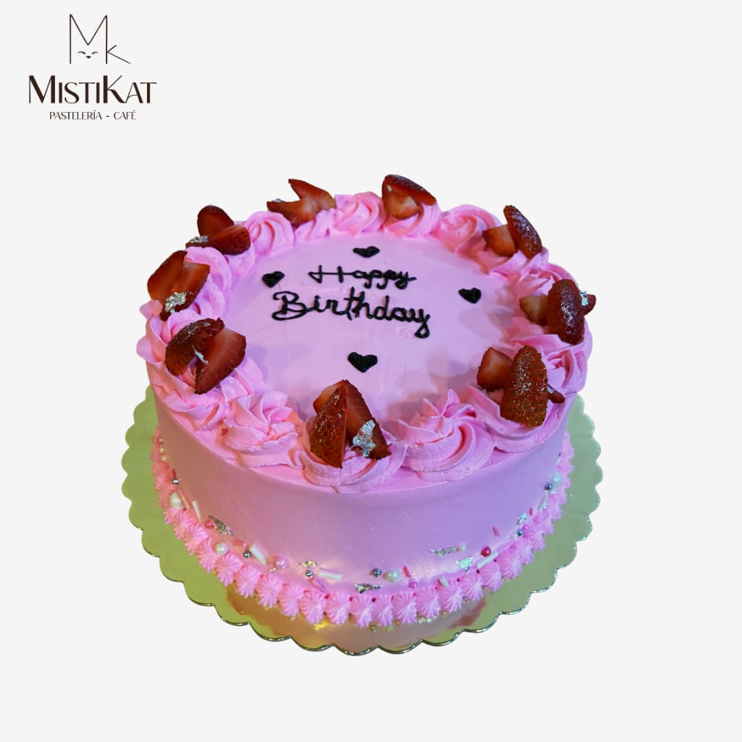 torta con copos y fresas torta con copos y fresas para mujeres y niñas personalizada en mistikat pasteleria en tacna con envios a chile arica