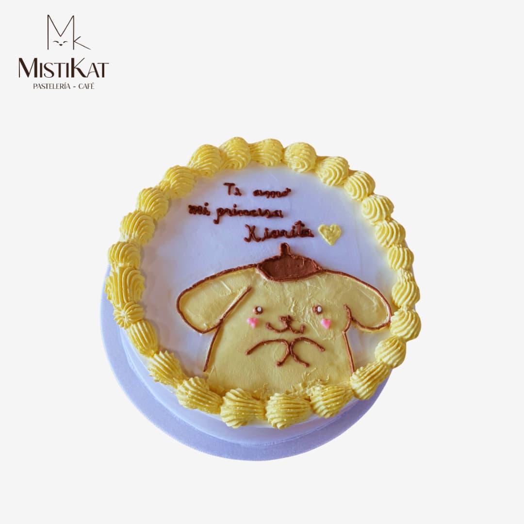 torta yeo taejoo torta pompompurin personalizada en mistikat pasteleria y cafeteria tacna