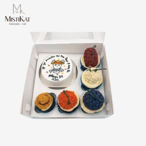 box minitorta y 5 cupcakes one piece mistikat tacna