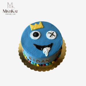 Torta Blue de Rainbow Friends personalizada por mistikat pasteleria tacna peru