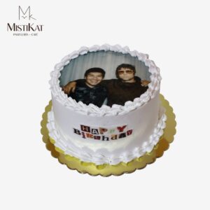 torta con foto polaroid comestible