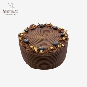torta de chocolate con brigadeiro de chocolate personalizada en pasteleria mistikat tacna