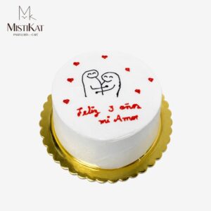 torta flork pareja enamorada personalizada en pasteleria mistikat tacna