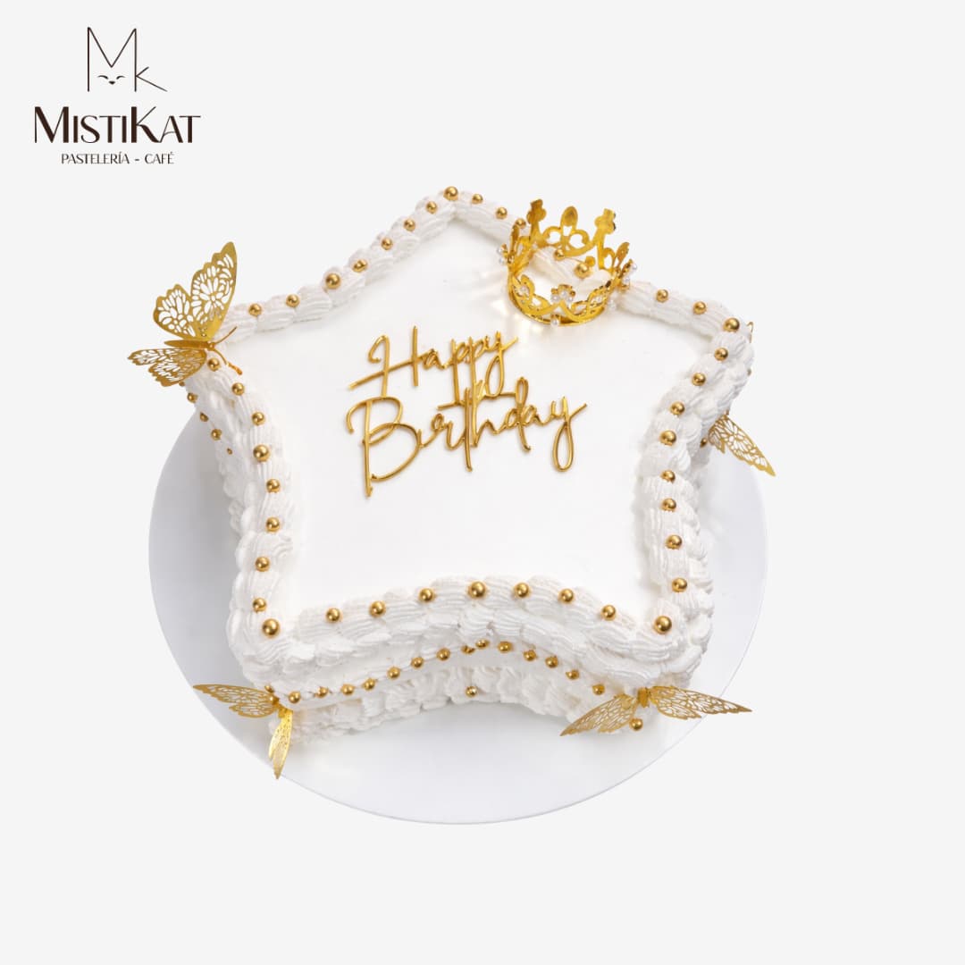 torta forma estrella glitter corona mistikat tacna torta forma estrella con glitter y corona personalizada en pasteleria mistikat tacna