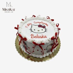 torta hello kitty con lazos personalizada en pasteleria mistikat tacna