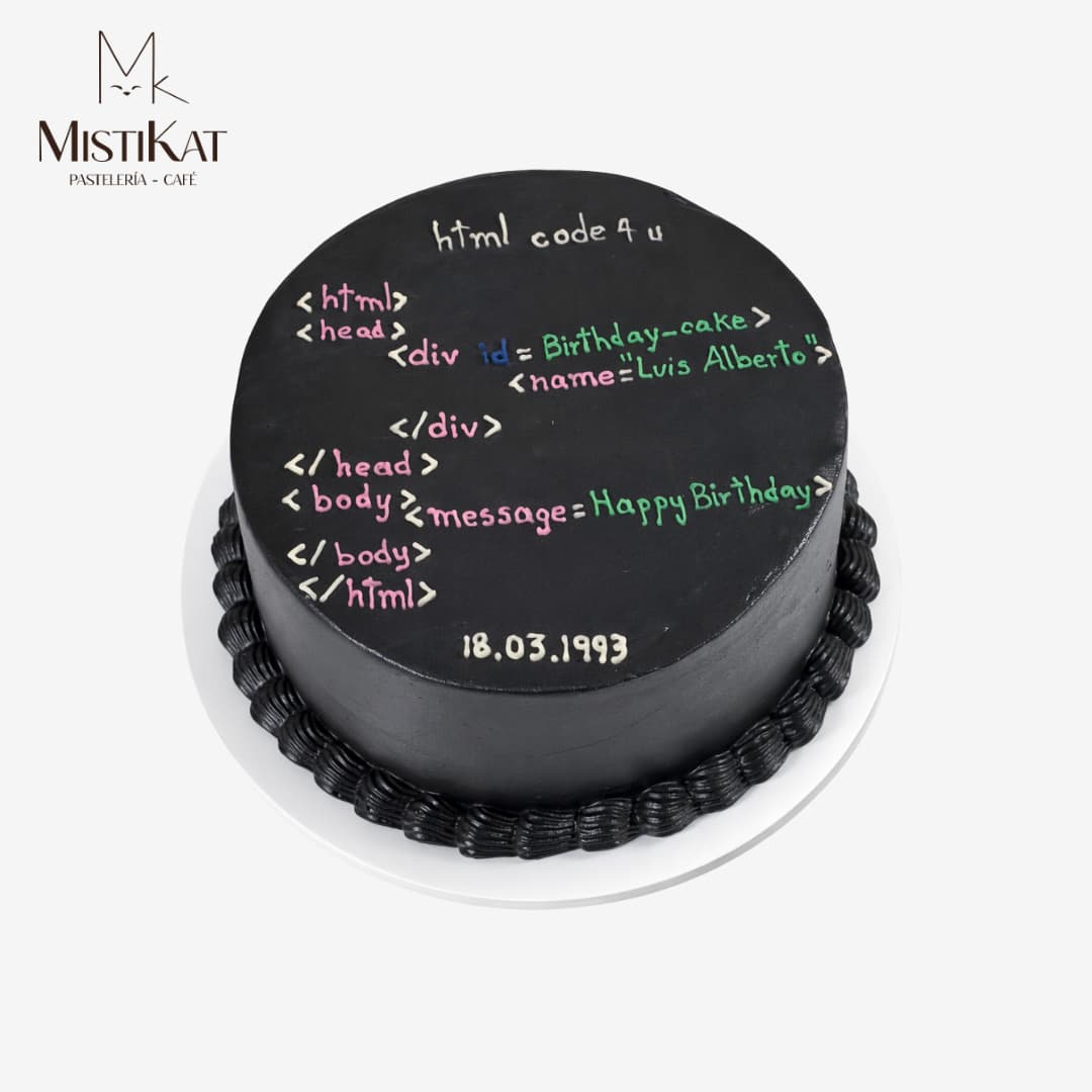 torta para programador mistikat tacna torta para programador personalizada en pasteleria mistikat tacna