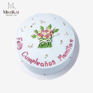 torta ramo de flores personalizada en pasteleria mistikat tacna