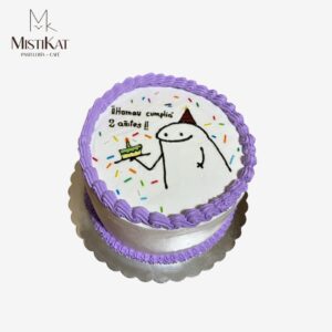 torta con diseño de flork mistikat pasteleria en tacna