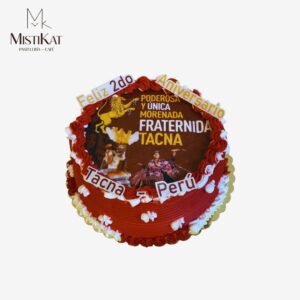 torta para aniversario de fraternidad mistikat pasteleria en tacna