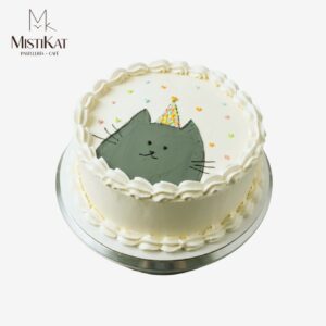torta con gato cumpleañero mistikat tacna